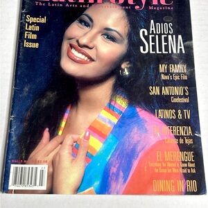 1995 Latin Style Magazine Vol 1 No 3 - ADIOS SELENA Quintanilla Cover - Used